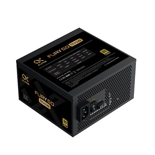 Fury 1100W Gold (Full Range, 80+Gold, LLC D2D & APFC,
 12cm FDB Fan, Full Modular, Gen 5, UK Cord, Color Box)