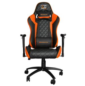 Hairpin Orange (Black & Orange, 2D Armrests, Butterfly Mechanism, Class 4 Gas Lift, Headrest & Lumbar Pillow)