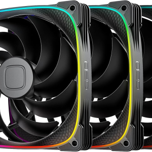 GEOMETRIC FUTURE SQUAMA FAN BALCK 140MM 3 PACK GEO-S2503B-14T