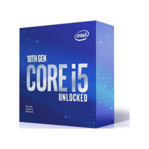 Intel® Core™ i5 - 10600KF Box Intel Core i5-10600KF (Base Clock: 4.10GHz; LGA1200; 125 Watt) DDR4-2666 6 Cores & 12 Threads Box